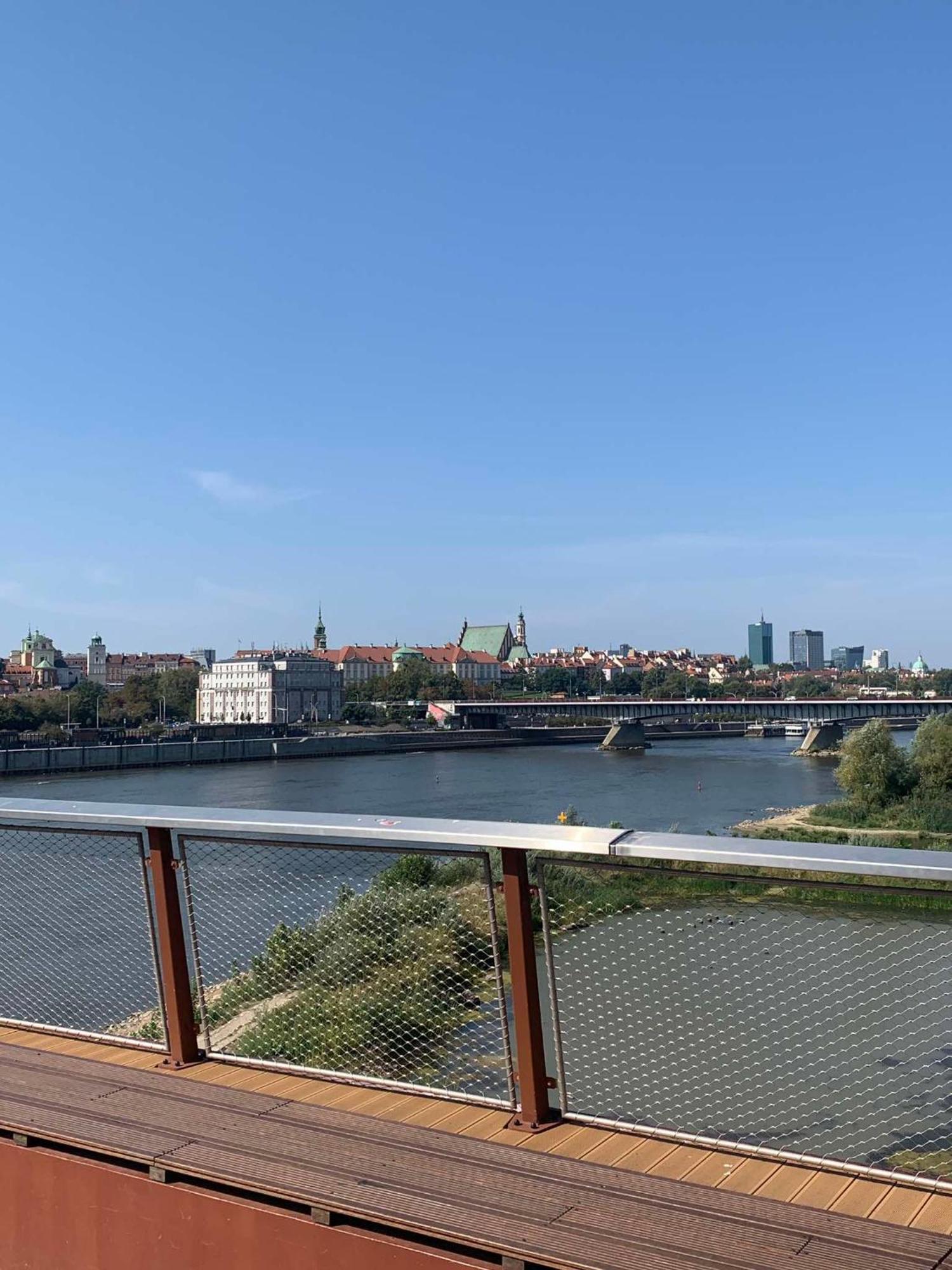 Apartament Nad Wisla Spacerem Do Centrum I Starego Miasta Varşovia Exterior foto
